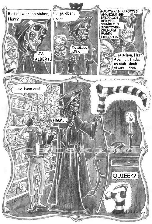 Ein Scheibenwelt-Cartoon